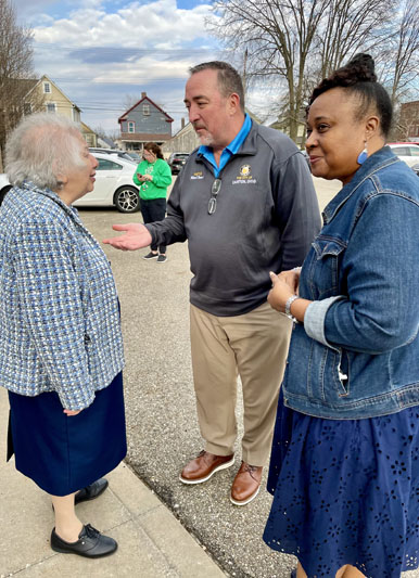 Mayor with Sister Judith Ann Karam